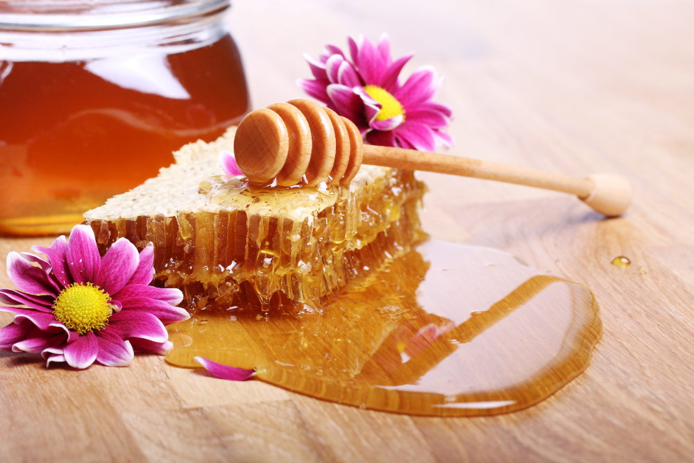 honey for natural hair care